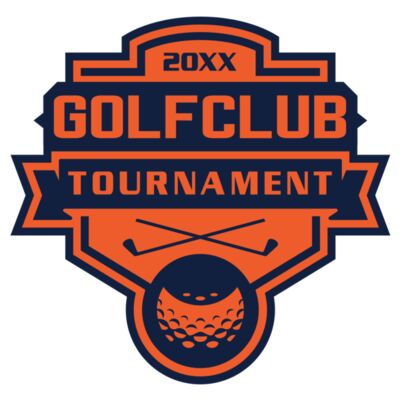 Golf club Tournament logo template 02 Miniatura