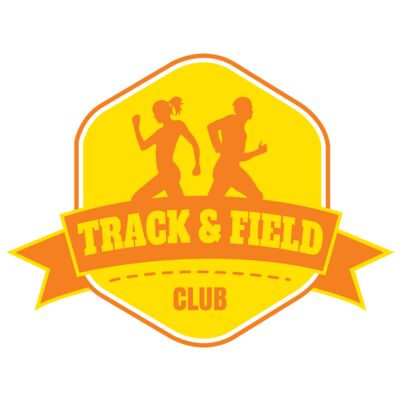 Track & Field Team Logo 05 Miniatura
