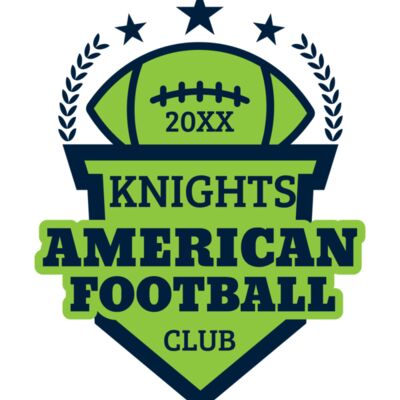 American Football logo 17 Miniatura