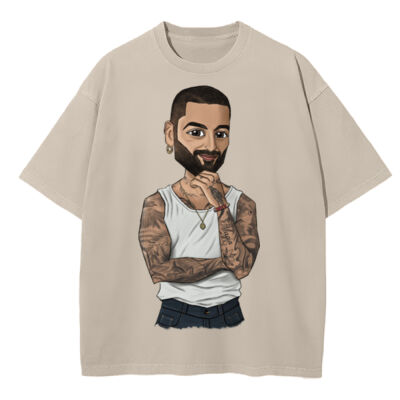 PLAYERA UNISEX DE MALUMA (PESO MEDIO 150 GR) Miniatura